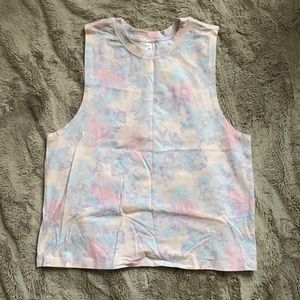 Tropical Pattern Athletic Top